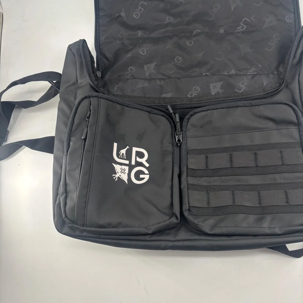 LRG Lifted Research Group Black Tactical Messenger Bag Streetwear Crossbody